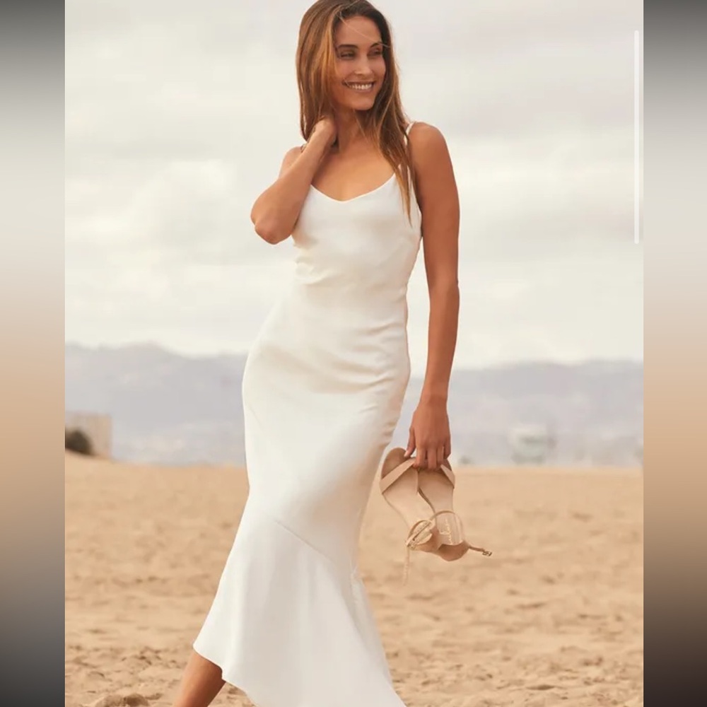 Lulu's Strictly Romance Midi Dress